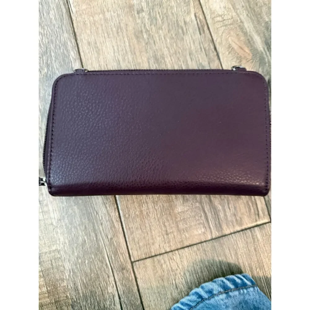 The Sak Crossbody Bag Iris Smartphone Aubergine Large